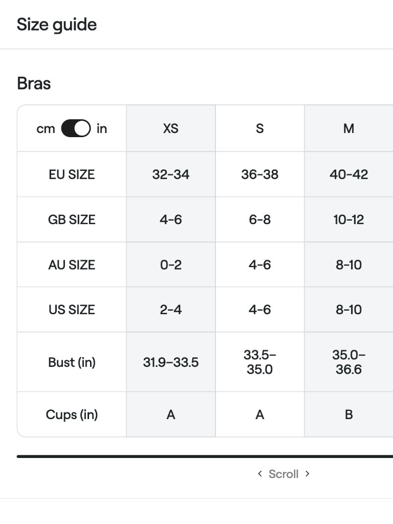 Betterme Contour Stitch Bralette | Size: M | Black — image 5 of 5